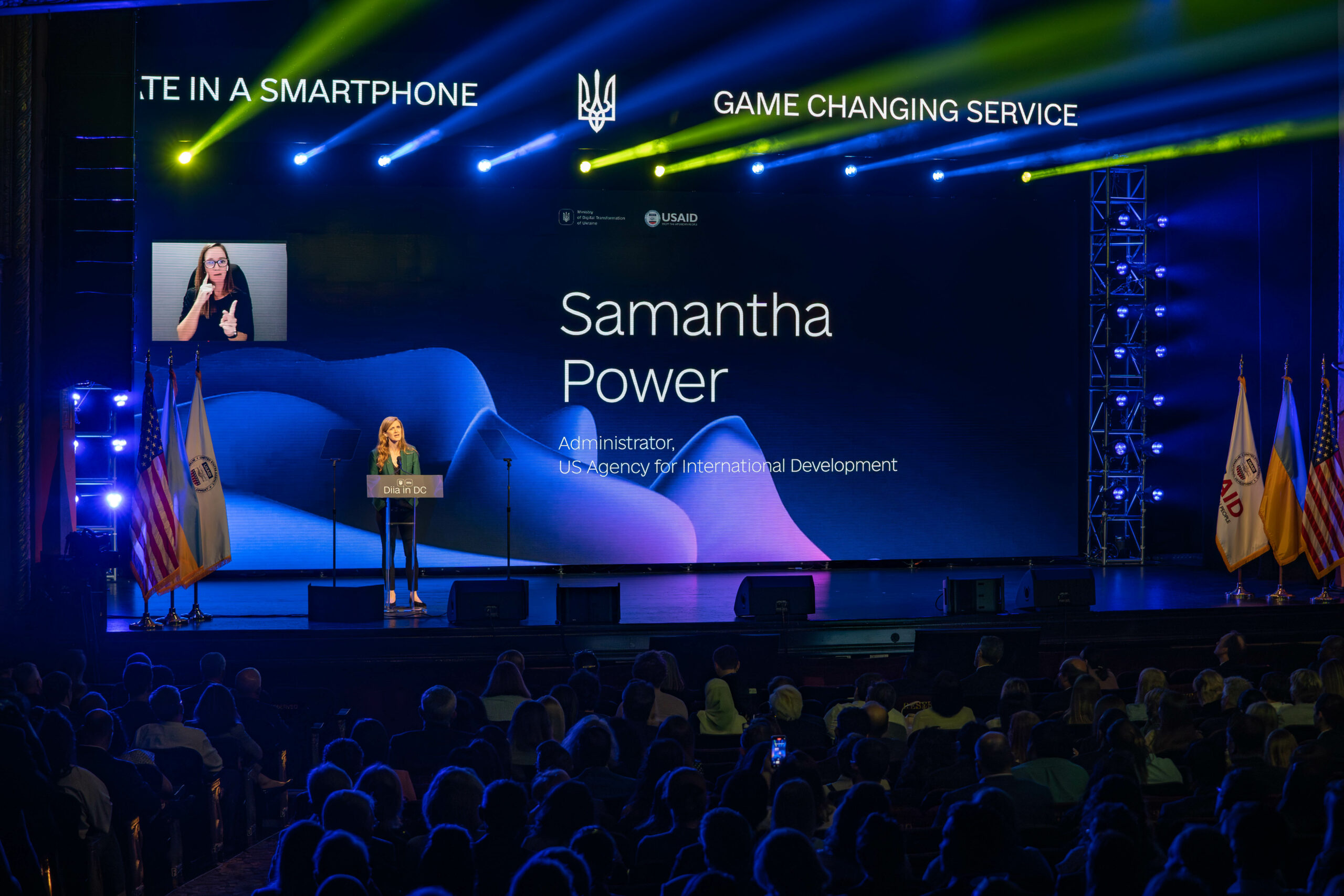 Samantha Power Diia in DC Remarks